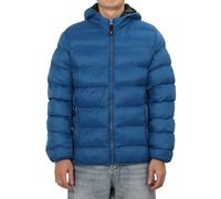 HomKuch Hombres acolchados acolchados chaquetas de amortiguador capucha desmontable abrigo de invierno a prueba de viento