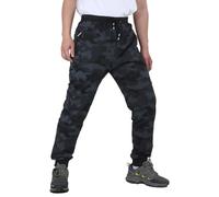 HomKuch Pantalones de Trabajo de Gimnasio Camouflage Joggers para Hombres Pantalones de Entrenamiento para Correr