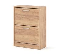 Homlando Zapatero ADA Craft dorado estrecho moderno 60 x 81 x 28 cm pasillo vestíbulo vestíbulo armario zapatero ahorro de espacio almacenamiento de zapatos para apartamentos pequeños 16 mm placa