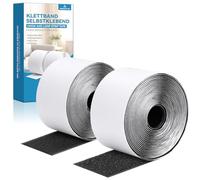 HOMMAND 50mm x 5m Auto Adhesivo Cinta Rollo Hook y Loop Tape, Gancho y Cinta de Lazo con base posterior de pegamento superadhesivo para Proyectos de Bricolaje y Costura