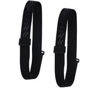 HOMMDECO 2 piezas de repuesto para faros delanteros con tira flexible ajustable antideslizante transpirable adecuada para correr, ciclismo, escalada y senderismo por la noche, Negro-2 unidades.