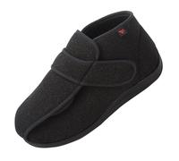 Homme Chaussures diabétiques pour Hommes,Larghe per Piedi Gonfi Scarpe da Passeggio Regolabili La Neuropatia Dolorosa dei Degli Anzianiblack-49