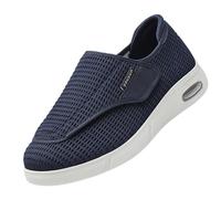 Homme Chaussures diabétiques pour Hommes,Zapatillas Antideslizantes para Pies Hinchados Zapatos Especiales Diabeticos.blue-48