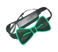Homme Mode Soirée Bar Boite Club - Nœud Papillon Lumineux Cravates Pour Hommes Costume Flash Cool LED Fantaisie Néon Amusant Fêtes Halloween Festival De Musique, Col Accessoire Fluorescent Éclairant