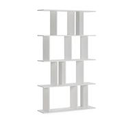 HOMN LIVING Estantería Niko 8 Huecos Color Blanco, para Salón, Comedor o Despacho, 98 cm (Ancho) 25 cm (Profundo) 168 cm (Altura)