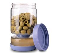 Homnoble Bote para Aceitunas con Escurridor, Tarro Aceitunas Separador Liquido, Tarro para Encurtidos para Separar el Zumo de Húmedos y Secos Tapa ABS de Grado Alimentario y Sin BPA