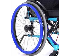 Homnova Cubiertas De Aro para Silla De Ruedas, Aro De Empuje para Silla De Ruedas De Silicona De 24 Pulgadas, Cubiertas De Aro Antideslizantes Resistentes Al Desgaste,002,24in