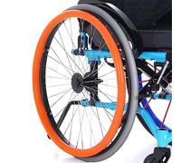 Homnova Cubiertas De Aro para Silla De Ruedas, Aro De Empuje para Silla De Ruedas De Silicona De 24 Pulgadas, Cubiertas De Aro Antideslizantes Resistentes Al Desgaste,004,22in