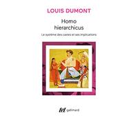 Homo hierarchicus: Essai sur le système des castes