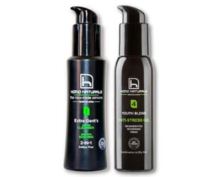 Homo Naturals Limpiador Facial + Gel Antiarrugas - Pack Regalo Hombres - Kit de Cuidado Facial Hombres - Cosmetica Masculina - Regalos para Hombre - Tratamiento Facial 100% Natural & BIO