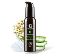 Homo Naturals Limpiador facial hombre Natural - 2en1 Limpieza facial + Crema para afeitar - Jabón cara hombre - Rutina diaria masculina con efecto Detox - 100 ml