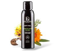 Homo Naturals Soft Feel - Crema Íntima Hombre - Hidratación y Protección Diaria Zona Íntima Masculina - Con Aloe Vera, Caléndula y Hamamelis - Cuidado Íntimo para Hombres Vegano y Ecológico - 100 ml