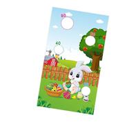 HOMOBABE 1 Pieza Tirar La Bandera del Juego Temático Tirar Pancarta Juego De Pascua Lanzar Pancarta De Juegos Estandarte Ornamento De La Bandera Pancarta De Saco De Arena
