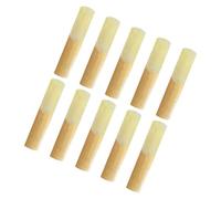 HOMOBABE 10 Cañas de Saxofón Alto Fuerza 2,5 de Bambú Ligeras Buen Sonido Accesorios para Saxofón Ideales para Principiantes y Profesionales