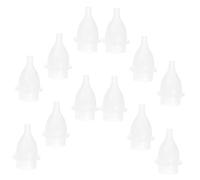 HOMOBABE 12piezas Limpiador De Mocos Puntas De Silicona De Nasal Para Recién Nacidos y Pequeños Dispositivo Manual De Limpieza Nasal Para Bebés Casa