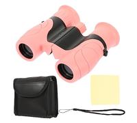 HOMOBABE 1Juego Binoculares para Mini Prismáticos de Alta Definición para Exploraciones al Aire Camping y Actividades Educativas Color Rosa