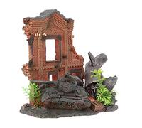 HOMOBABE 1pieza Adorno Acuario De Resina Escultura De Avión y Tanque Decoración para Peceras y Acuarios Accesorio De Paisaje Acuático para Crear Naturales y Tu