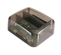 HOMOBABE 1pieza Base De Disco Duro Multifuncional IDE para Discos Lector Conexión USB Color Negro Transparente Compatible