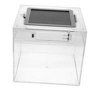 HOMOBABE 1pieza Caja De Alimentación De Reptiles De Contenedor Compacto para Criar y Alimentar Mascotas como Lagartos Tortugas y Arácnidos Diseño De Alimentación y Sellado