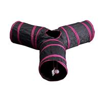HOMOBABE 1pieza Túnel Interactivo para Mascotas Juguete Plegable para Gatos y Perritos para Casa Aire Diversión Asegurada Fiestas y Parques