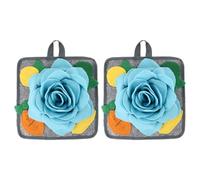 HOMOBABE 2 Alfombrillas Olfativas de Fleece para Conejos y Diseño para Alimentación Lenta y Prevención de Atragantamiento, Adecuado para Reducir