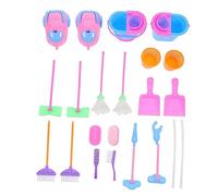 HOMOBABE 2 Juegos Limpieza para Herramientas de Limpieza para Casa de Muñecas Juguete Educativo la Habilidad Manual Interés Las Domésticas Color Aleatorio Color Aleatorio
