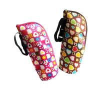 HOMOBABE 2 Piezas Bolsas Térmicas para Biberones Aislantes y Portátiles Mantienen la Leche Caliente de para con Bebés Pack Marrón