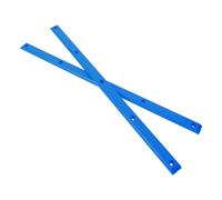 HOMOBABE 2 Piezas Protectores de Rieles para Patineta, Rieles Protectores para Patinetas, Plástico Azul, Protección de Bordes, Instalación Fácil, para Longboard y Skateboard,