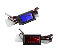 HOMOBABE 2 Piezas Termómetro Electrónico Embebido para Cocina y Pantalla LCD Medición Segura de Temperatura de Alimentos Resistente al Agua Uso Agua Caliente y Salada