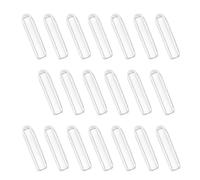 HOMOBABE 20 Protectores de Extremos de Gancho para Perchas de Metal de PVC, Tapas de Plástico Suaves y Compatibles para Ganchos de Ropa, Paquete de 20 Unidades