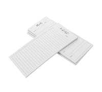 HOMOBABE 200 Hojas Libro de Listas de Compras con Imán para Refrigerador, Papel Rayado de 80gsm con Hojas Fáciles de Arrancar y Diseño Magnético Fuerte para Planificación Familiar