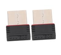 HOMOBABE 2piezas Adaptador WiFi USB Receptor Inalámbrico para Pc y Portátil Alta Velocidad y Conexión Estable Fácil Instalación y Señal Confiable