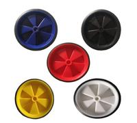 HOMOBABE 3 Pares de Ruedas de Entrenamiento para Bicicleta Infantil de Plástico y Goma de Color, Soporte de Equilibrio y Ayuda para Aprender a Montar Bicicleta