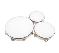HOMOBABE 3 Piezas Tambores de Mano de Madera para Instrumentos Musicales para Educación Preescolar y Clases de Danza para Maestros y Desarrollo Musical Infantil