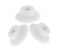 HOMOBABE 3 Piezas Tapón De Drenaje del Congelador Accesorios para El Refrigerador Reemplazo del Enchufe del Enfriador Paradas De Goma Tapones De Goma Blanco Caucho