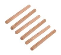 HOMOBABE 3pares El Ritmo Baqueta De Baquetas Rítmicas De Madera Maciza para Claves De Madera para Principiantes y Práctica Instrumentos De Percusión