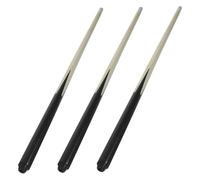 HOMOBABE 3piezas Tacos De Billar Cortos De Madera para Niño Niña Palos De Billar Miniatura Aprender Jugar