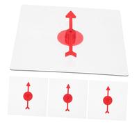 HOMOBABE 4 Piezas del Juego De Matemáticas Tocadiscos Reemplazo De Hilanderos Flechas De Juego Hilanderos Transparentes Juegos De Mesa Flechas Hilanderas El Plastico Rojo