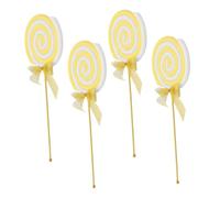 HOMOBABE 4piezas Accesorios De Piruleta De Burbujas Gigantes Decoración para Fiesta De Cumpleaños Simulación De Adorno para Cosplay Boda Suministros para Fiestas Clase De Jardín Tienda