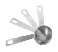 HOMOBABE 4piezas Cucharas Medidoras de Acero Inoxidable Precisión para Cocinar Hornear y Condimentar Utensilios de Medición Compactos para Cocina Hogar y Restaurante