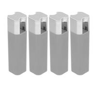HOMOBABE 4piezas Mango de Seguridad de Plástico para Cortinas con Peso de Cordón Asas Estables para Persianas Verticales y Enrollables Accesorios Antideslizantes Gris Mate Fácil