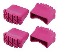 HOMOBABE 4piezas Pies de Goma Antideslizantes para Escaleras Plegables Cubrezapatos Resistentes y Fáciles de Instalar Protección Estable para Peldaños de Escaleras Domésticas