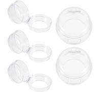 HOMOBABE 5 piezas Cubiertas de Perillas de Cocina de Plástico Protector de Botones de Estufa para Seguridad Infantil y Prevención de Accidentes