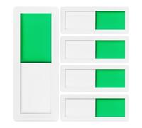HOMOBABE 5 Piezas Indicador Deslizante para Puerta Corrediza 10x4 Cm en Acrílico, Letrero de Privacidad para Oficinas y Baños, Señal de No Molestar y Uso Múltiple