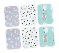 HOMOBABE 6 Piezas Alfombrilla para Orina De Mascotas Conejo Paraca Entrenador De Orinal para Mascotas Dispensador Limpiador Hurón Accesorios Estera Felpa Rata Fibra De Poliéster De Relleno