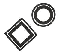 HOMOBABE 6 Piezas Anillo de alimentación de Peces Anillos de Comida flotantes Tanque Anillo de Comida Flotante comedero para Peces portavoz del Acuario Espuma Negro