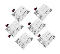 HOMOBABE 6 Piezas Bolsa de Vino Reutilizable con Válvula Bolsa de Almacenamiento Rellenable para Bebidas Práctica y Resistente para Fiestas y Picnic