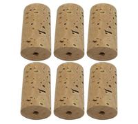 HOMOBABE 6 Tapones de Corcho Natural para Flauta Color Caqui Accesorios de Reemplazo Que Proporcionan un Sellado Seguro para Músicos Profesionales