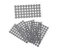 HOMOBABE 6hojas Cinta Reflectante De Escaneo Puntos De Seguimiento Óptico Objetivos De Guía De Escaneo para Escáneres y Seguimiento Óptico Interior Exterior Pegatinas
