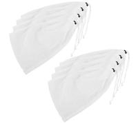 HOMOBABE 8 Piezas Accesorio para Limpieza de Piscina con Bolsa de Malla Delicada Reutilizable para Aspiradora de Piscina, Adecuado para Fiesta Verano y Eliminación de Residuos